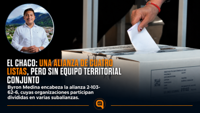 Candidatos a alcalde y alianzas registradas en El Chaco para las elecciones de 2026