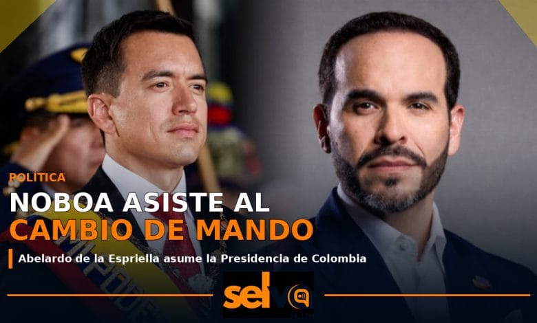 Daniel Noboa asistirá a la posesión presidencial de Abelardo de la Espriella en Cali