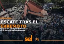 Rescatistas buscan sobrevivientes tras el terremoto de magnitud 7,4 en Colombia