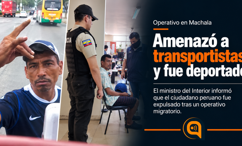 deportan ciudadano peruano en operativo de seguridad