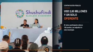 obra de USD 2,85 millones en Shushufindi adjudicada con un solo oferente