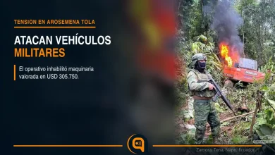 maquinaria inhabilitada durante operativo militar en San Clemente de Chucapi