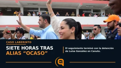 seguimiento a Luisa González en el Caso Laberinto antes de su detención en Canuto