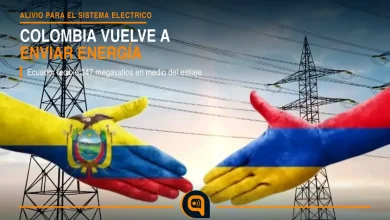 Torres de transmisión de energía entre Colombia y Ecuador