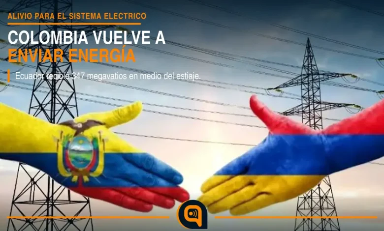 Torres de transmisión de energía entre Colombia y Ecuador