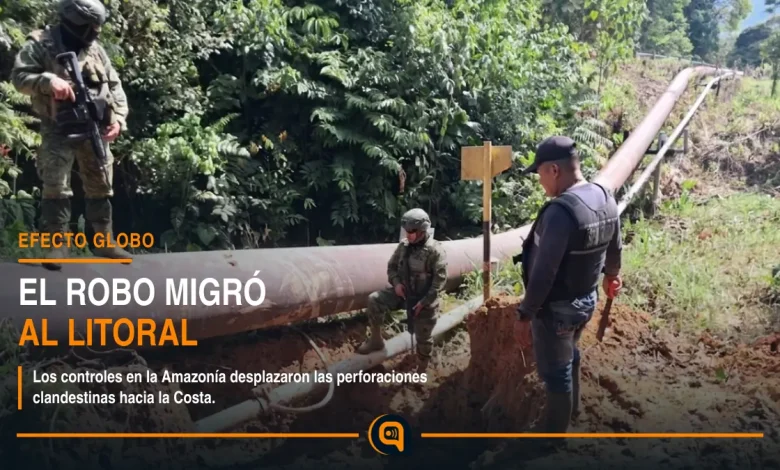 robo de combustibles en Ecuador y efecto globo desde Sucumbíos hacia el Litoral