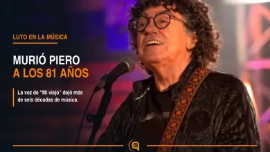 Piero, cantante de Mi viejo, fallecido a los 81 años en Buenos Aires