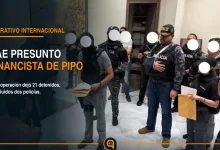 detenidos y evidencias de la Operación Gran Fénix-Cantabria en Ecuador
