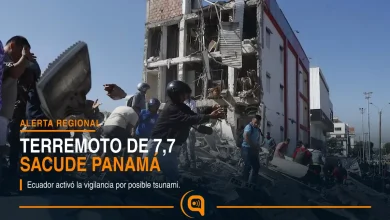 personas evacuadas tras el terremoto de magnitud 7,7 en Panamá