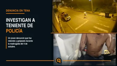denuncia contra teniente de Policía en Tena por presunta retención y agresión