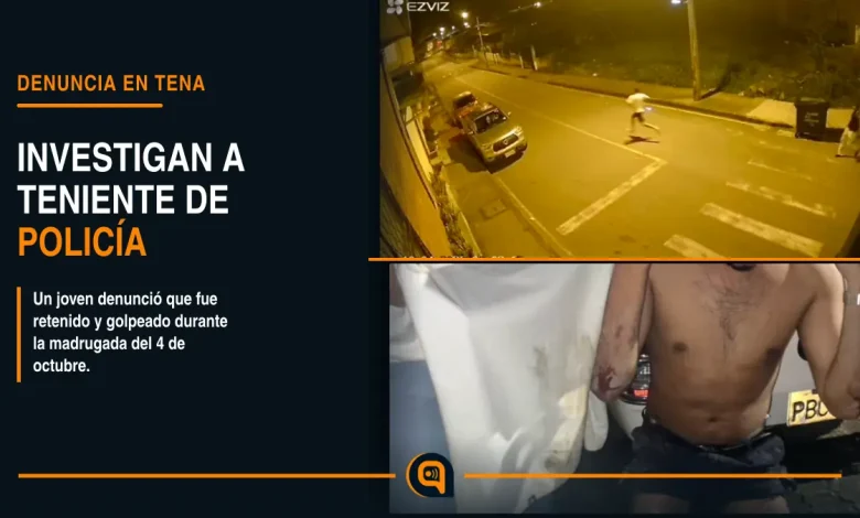 denuncia contra teniente de Policía en Tena por presunta retención y agresión